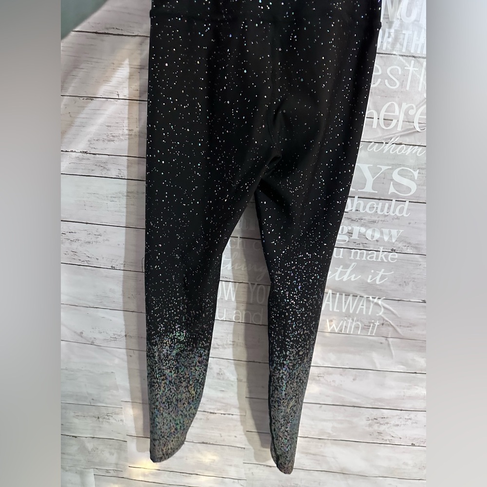 Beyond Yoga Alloy Ombre High Waisted Leggings in Black rainbow Speckle Size M - Picture 9 of 9
